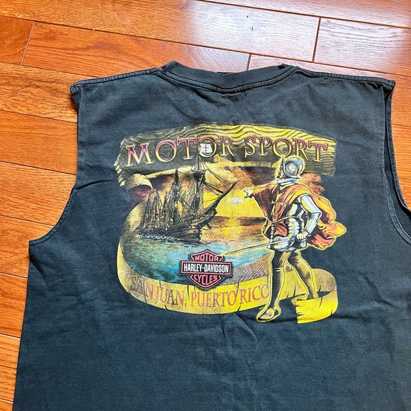 Harley-Davidson pocket Tank Top San Juan Puerto Rico in XL - Picture 4 of 5